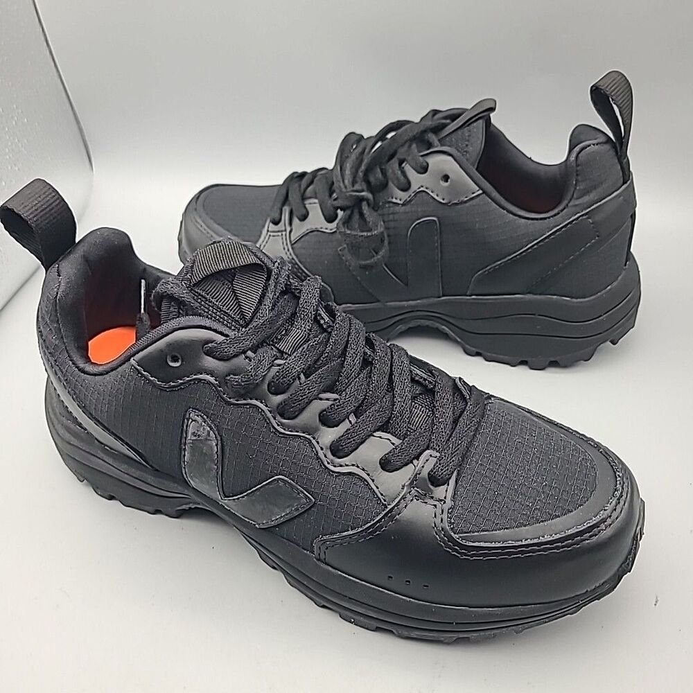 VEJA VENTURI RIPSTOP WOMEN'S SNEAKERS BLACK/ BLACK SIZE 9 US/ 40 EU New - Picture 9 of 11